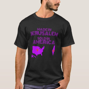 Hebreeuws Israëliet gemaakt in Jeruzalem verkocht T-shirt