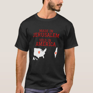 Hebreeuws Israëliet gemaakt in Jeruzalem verkocht  T-shirt