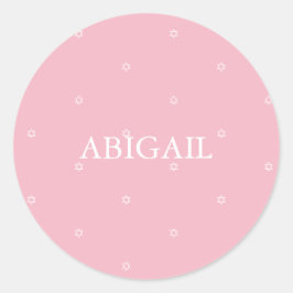 Hebreeuws Jewish Girl Ceremony Ronde Sticker