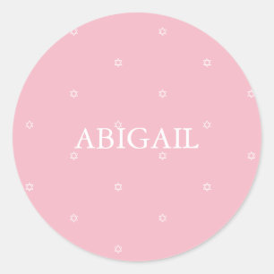 Hebreeuws Jewish Girl Ceremony Ronde Sticker