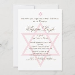 Hebreeuws Jewish Girl Naming Ceremony Kaart