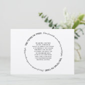 Hebreeuws Joods bruiloft Uitnodiging Soul Delights (Staand voorkant)