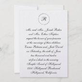 Hebreeuws Joodse bruiloft nodigde me uit als zegel Kaart (Voorkant)