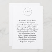 Hebreeuws Joodse bruiloft Uitnodiging Ani L'Dodi C (Voorkant / Achterkant)