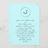 Hebreeuws Joodse bruiloft Uitnodiging - Soul Delig (Voorkant / Achterkant)