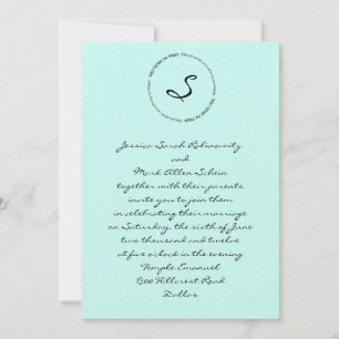 Hebreeuws Joodse bruiloft Uitnodiging - Soul Delig