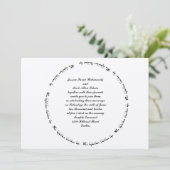 Hebreeuws Joodse huwelijksuitnodiging - Ani L'Dodi Kaart (Staand voorkant)