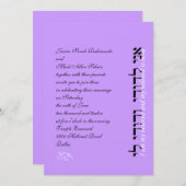 Hebreeuws Joodse Wedding Invitation Ani L'Dodi Eng Kaart (Voorkant / Achterkant)