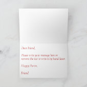 Hebreeuws "LaYehudim Haita" Purim Megillah Kaart (Binnen)