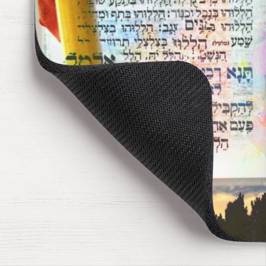 Hebreeuws Letter Art Mousepad Muismat (Hoek)