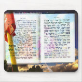 Hebreeuws Letter Art Mousepad Muismat (Voorkant)