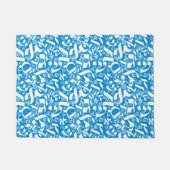 Hebreeuws Letters Doormat - Gepersonaliseerd groot Deurmat (Voorkant)