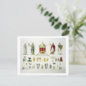 Hebreeuws Levi, Priest, King en Soldaat met Sacred Briefkaart (Staand voorkant)