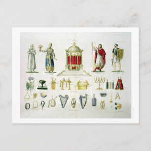 Hebreeuws Levi, Priest, King en Soldaat met Sacred Briefkaart