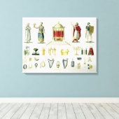 Hebreeuws Levi, Priest, King en Soldaat met Sacred Canvas Afdruk (Insitu (Houten vloer))