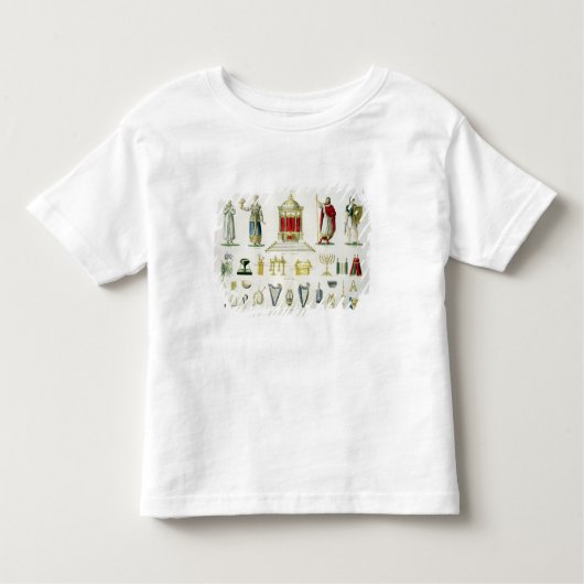 Hebreeuws Levi, Priest, King en Soldaat met Sacred Kinder Shirts (Voorkant)
