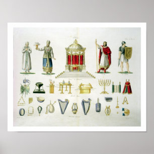 Hebreeuws Levi, Priest, King en Soldaat met Sacred Poster