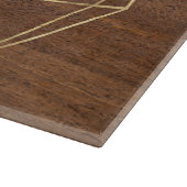 Hebreeuws Lichvod Shabbat Faux Wood Challah Snijplank (Hoek)