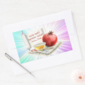 Hebreeuws l'shanah Tovah Joodse Jom Kippur Rechthoekige Sticker (Envelop)