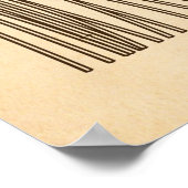 Hebreeuws Megillat Ruth Quote - Boek van Ruth Shav Poster (Hoek)