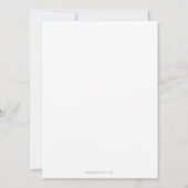 Hebreeuws Mijn geliefde Joodse trouwkaarten Kaart (Achterkant)