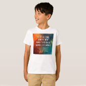 Hebreeuws Modeh Ani Joods gebed voor kinderen T-shirt (Voorkant volledig)