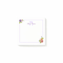 Hebreeuws Monogram CHET Gepersonaliseerde Bloemen