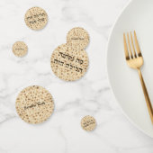 Hebreeuws Pascha Seder Matzah Confetti (Groep)