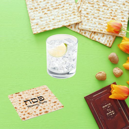 Hebreeuws Pesach Passover Matzah Kartonnen Onderzetters