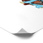 Hebreeuws Poster Aleph Bet (Alphabet), 24 x 36 inc (Hoek)