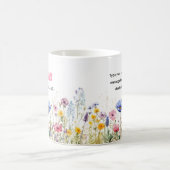  Hebreeuws + Script naam Floral Waterverf Magische Mok (Center)