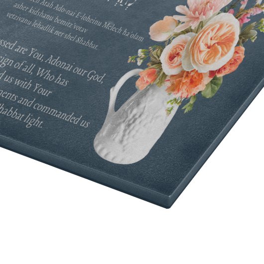 Hebreeuws Shabbat Candle Lighting Board Snijplank (Hoek)