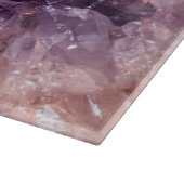 Hebreeuws Shabbat Shalom Faux Amethyst Stone Chall Snijplank (Hoek)