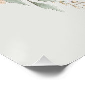 Hebreeuws Shema Israel in het bloeiende joodse geb Perfect Poster (Hoek)