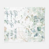 Hebreeuws Shema Israel Jewish Prayer Torah Quote Fleece Deken (Voorkant (Horizontaal))