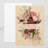 Hebreeuws Shema Israel - Joodse gebedden met bloem (Voorkant / Achterkant)