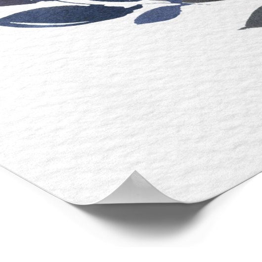 Hebreeuws Shiviti - Joodse Inspirerend kunst van P Poster (Hoek)