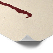 Hebreeuws Welkom in onze Sukkah! Sukkot Holiday Poster (Hoek)