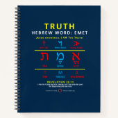 Hebreeuws Word Emet Notitieboek (Voorkant)