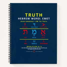 Hebreeuws Word Emet Notitieboek