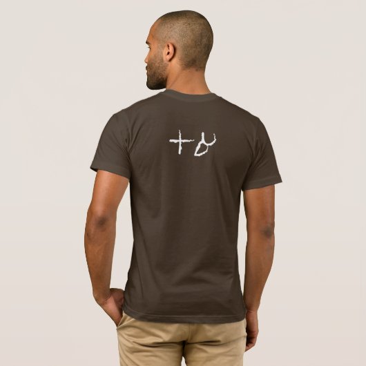 Hebreeuwse Alephbet Otiot Typografie T-shirt (Achterkant volledig)