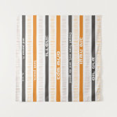 Hebreeuwse Bijbelse Psalm citaat "Wijk van het kwa Wandkleed (Voorkant (horizontaal))