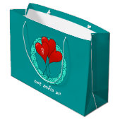 Hebreeuwse Birthday Party Groot Cadeauzakje (Achterkant Gekanteld)