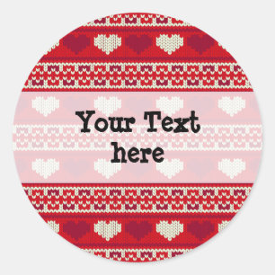 Hebreeuwse breeuwse patronen 1 + uw ideeën ronde sticker