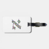 Hebreeuwse brief ALEF Bagagelabel (Achterkant horizontaal)