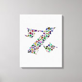 Hebreeuwse brief ALEF Canvas Afdruk (Voorkant)