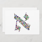 Hebreeuwse brief ALEF Kaart (Voorkant / Achterkant)