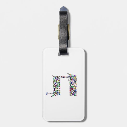 Hebreeuwse brief BET Bagagelabel (Achterkant verticaal)