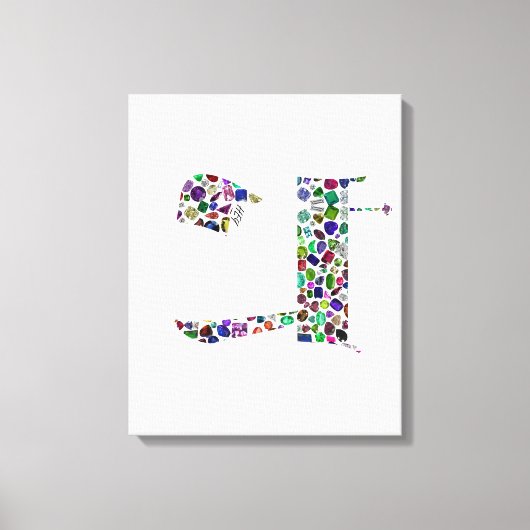 Hebreeuwse brief HEY Canvas Afdruk (Voorkant)