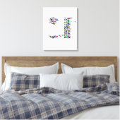 Hebreeuwse brief HEY Canvas Afdruk (Insitu (Slaapkamer))